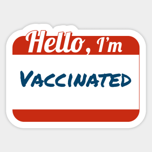 Vaccinated Sticker